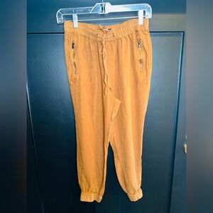 Rewash Linen Blend Jogger Pants